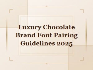 Font Pairing Guidelines for Luxury Chocolate Brands